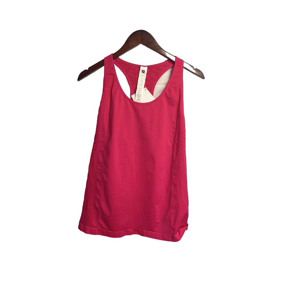 NWT Fabletics Women’s Delta‎ Tank 2 Stretch Sleeveless Vented Hot Pink Size XL